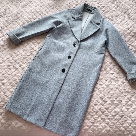 Japanese Fashion Brand EMODA grey trench in Size S - Picture 1 of 4